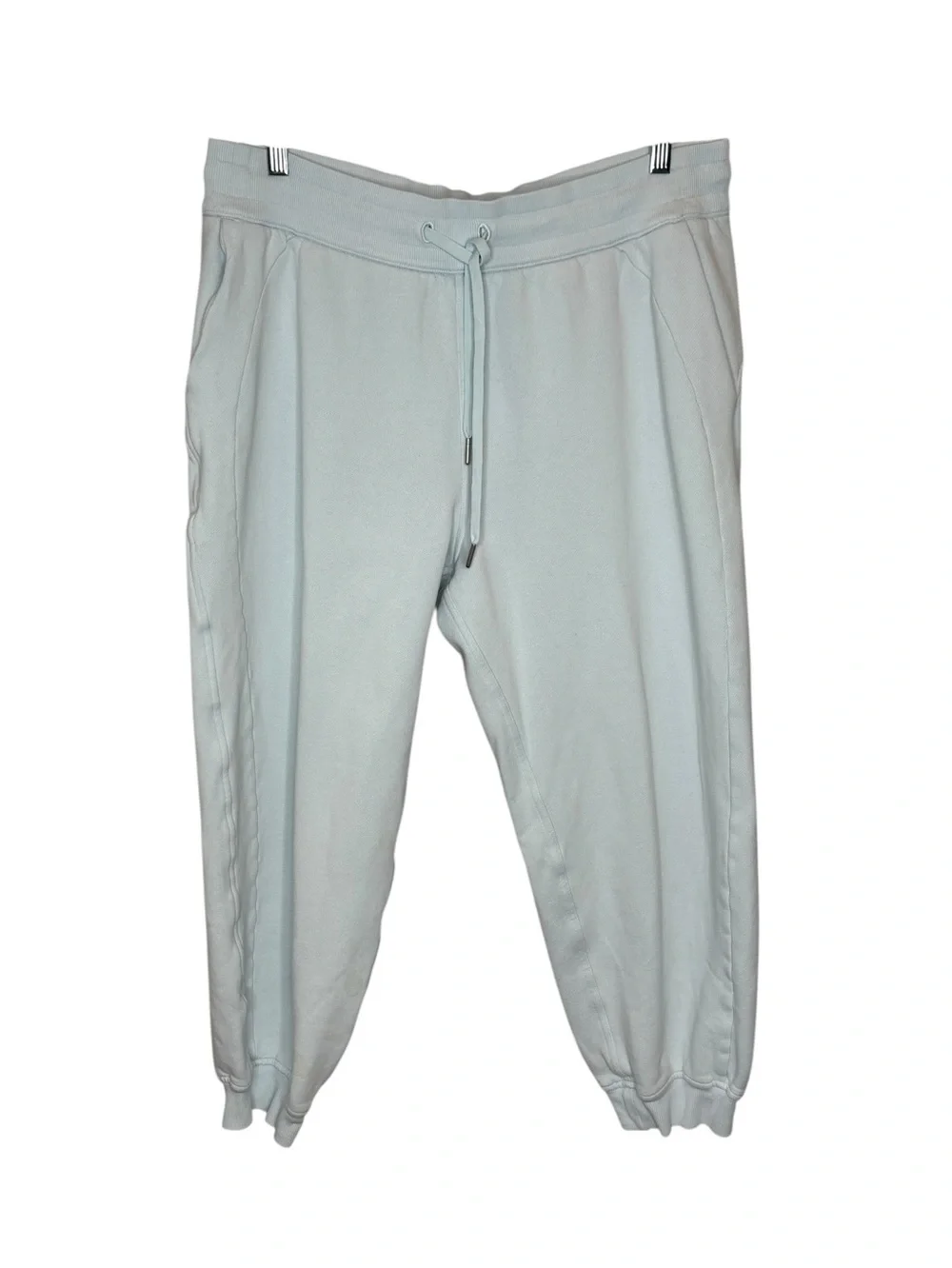 Lululemon Scuba High-Rise Relaxed Jogger Size 12 Cropped Blue